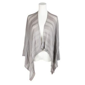 Ann Taylor Loft XL Shrug Metallic HI Low Long Sleeve